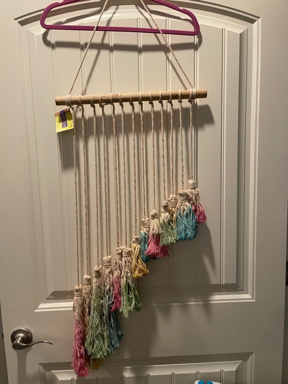 LAST CHANCE!  Make offer. 
Boho Tassel Macrame Wall Hanging - Multicolor